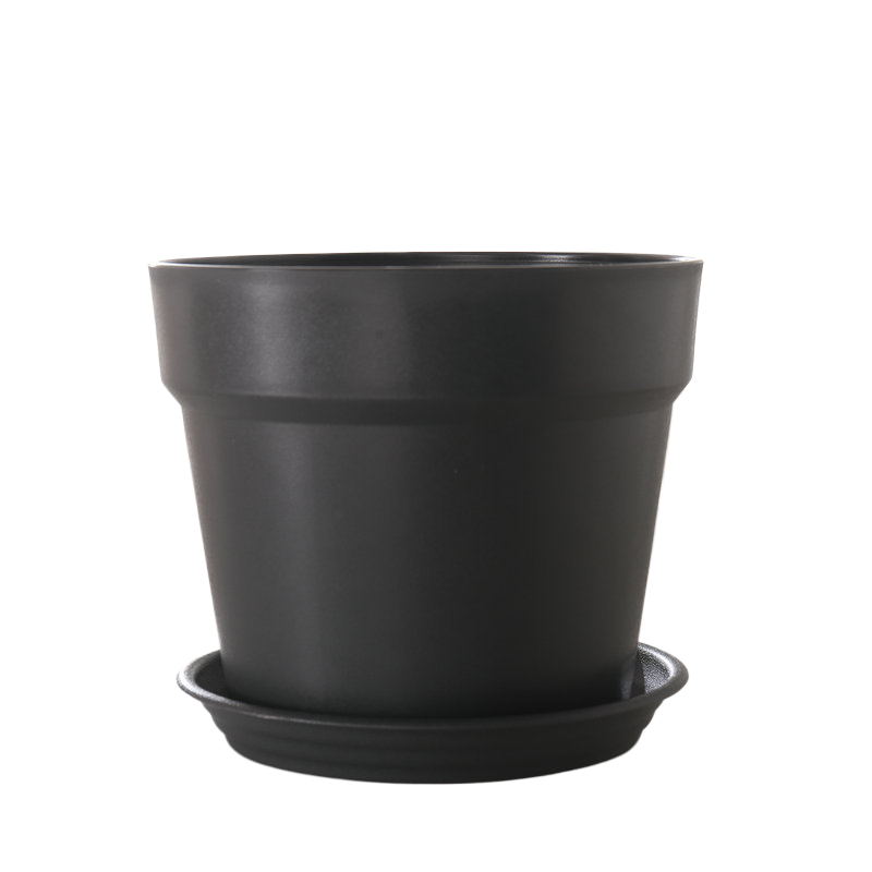 Ceramic Flowerpot With Tray