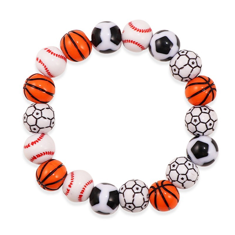 Baseball Letter Bracelet
