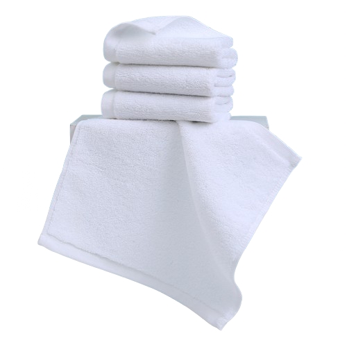 35x75 Cm White Cotton Gym Towel
