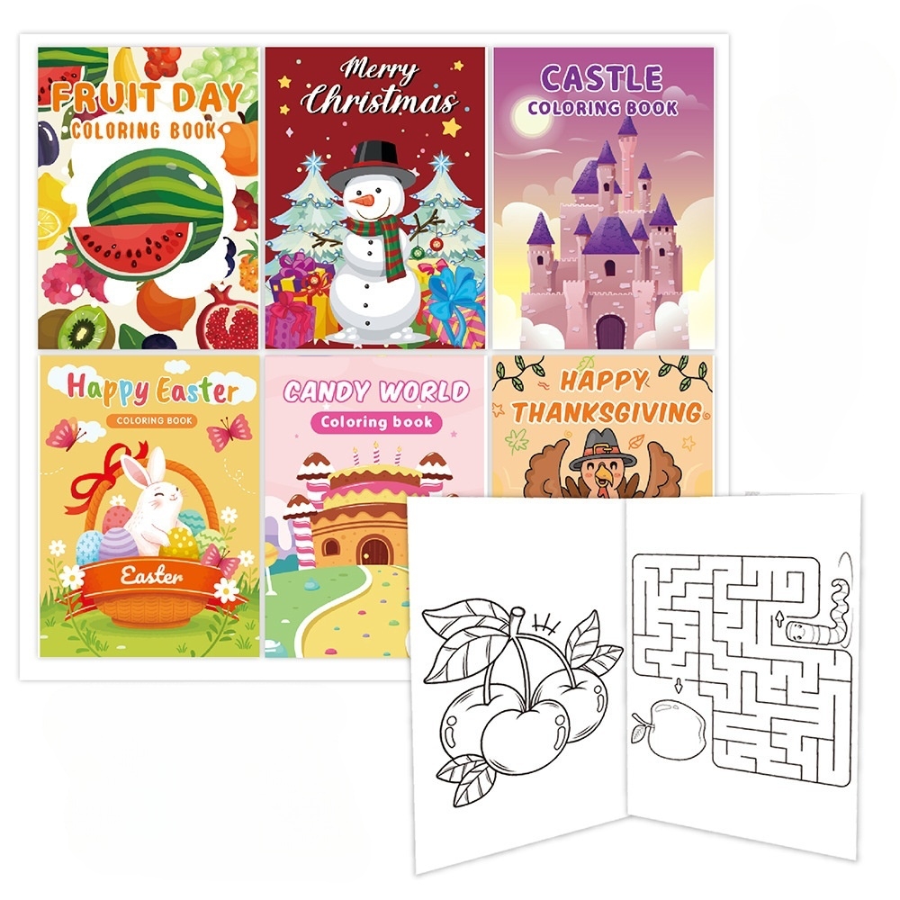 A5 Soft Cover Coloring Book