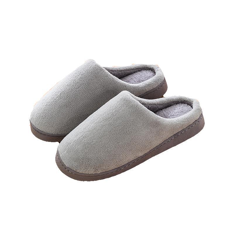 Coral Velvet Cotton Slippers