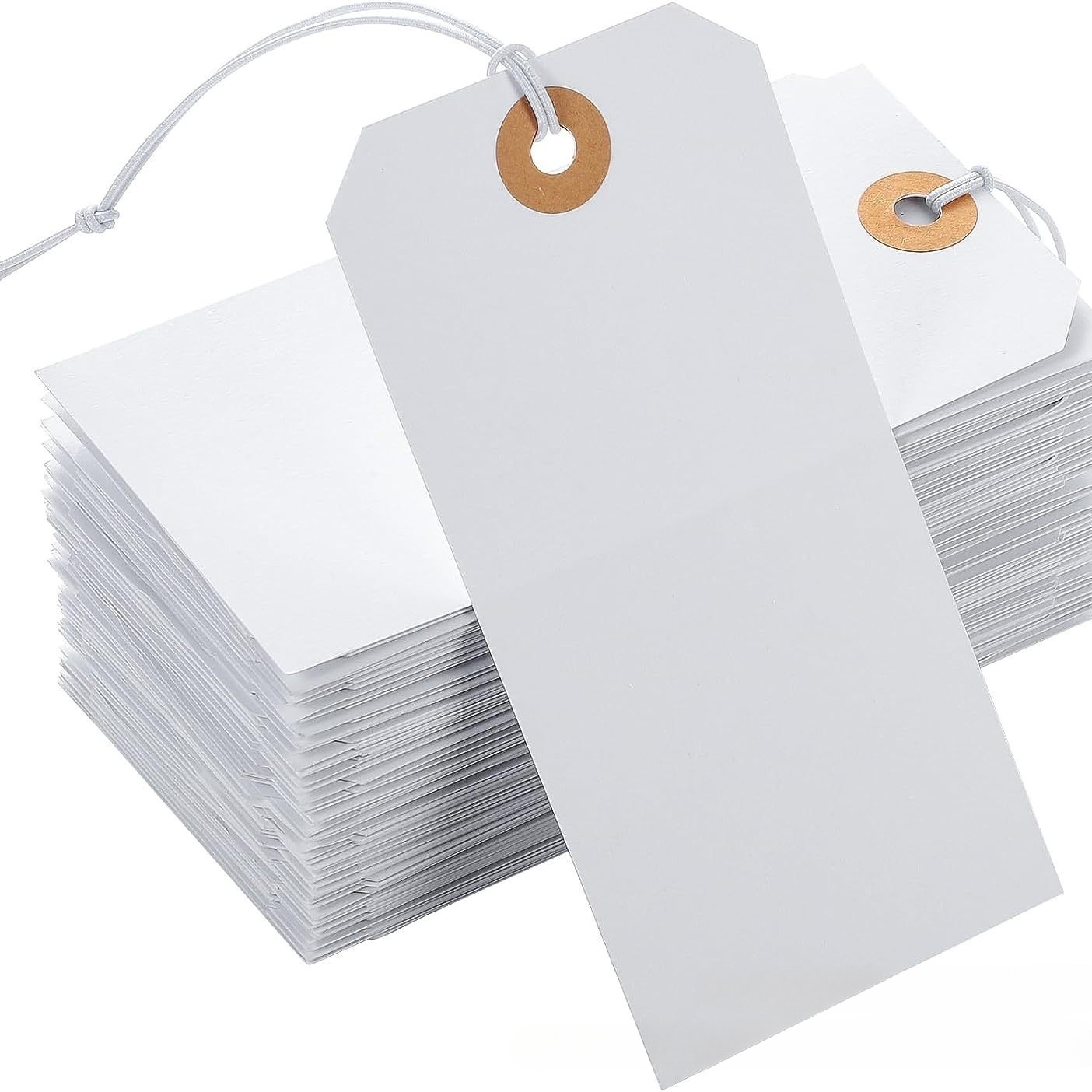 8.25 X 5.5 Inch White Tag