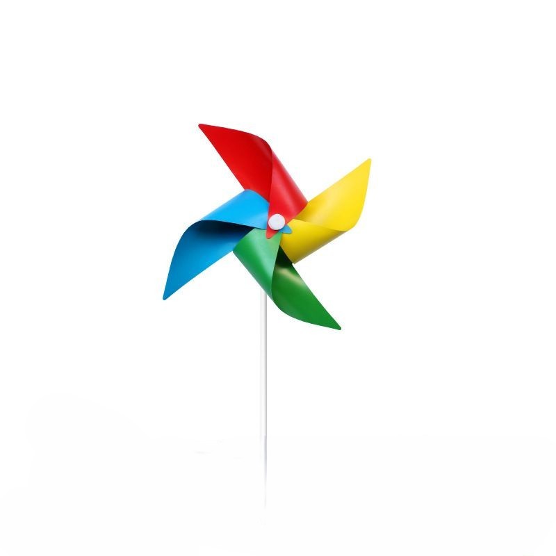4 Leaves Colorful Pinwheel
