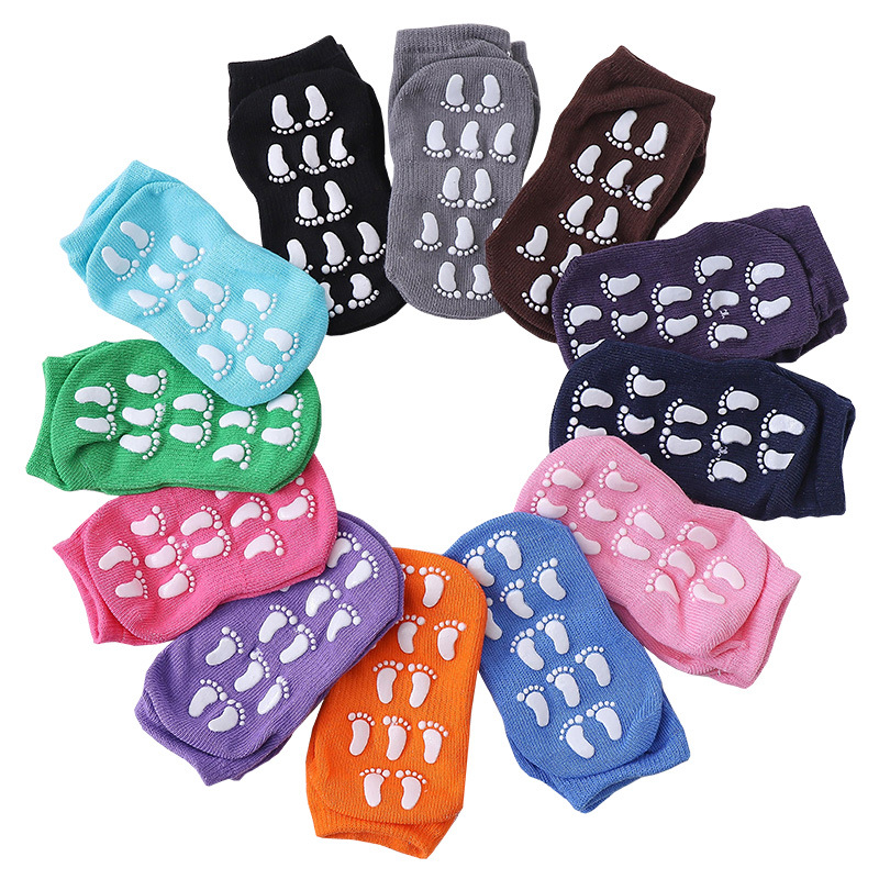 Baby Anti Slip White Adhesive Socks