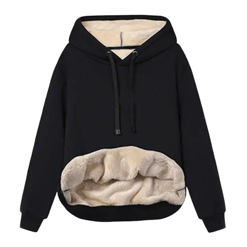 Velvet Women Hooded Sweatshirt