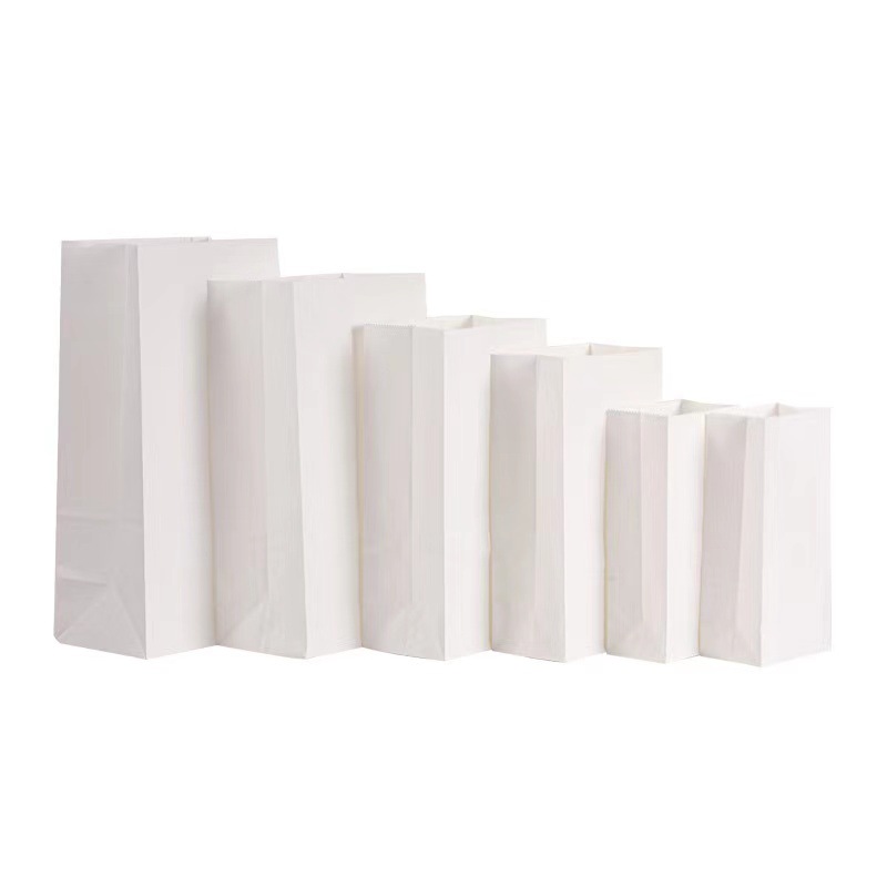 24x8x30cm White Kraft Paper Bag