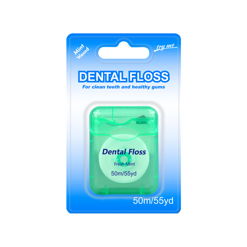 Mint Square Rolled Dental Floss