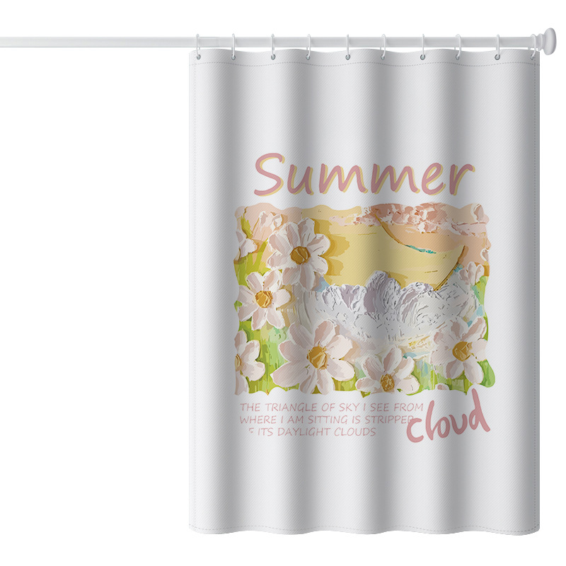 70.87 X 48 Inch Shower Curtain