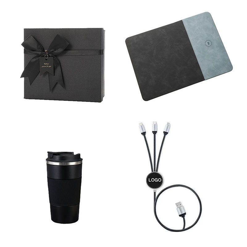 Mouse Pad 380ml Tumbler & 3-in-1 Cable Gift Set