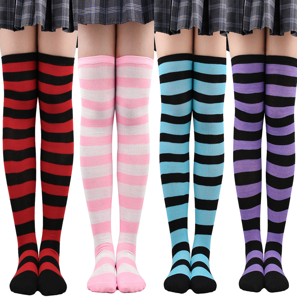 Striped Christmas Socks