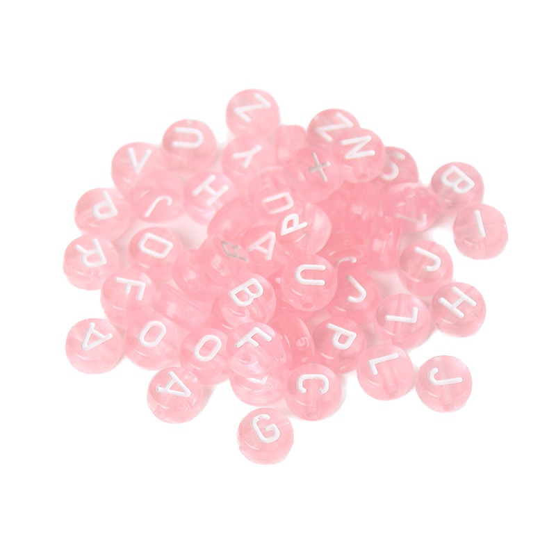 Colored Letter Beads