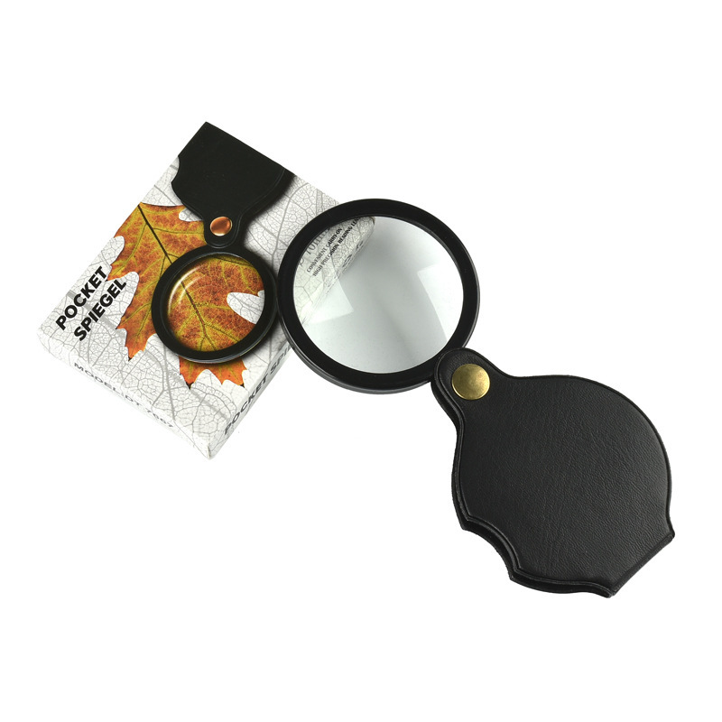 50mm Foldable Leather Cover Magnifier