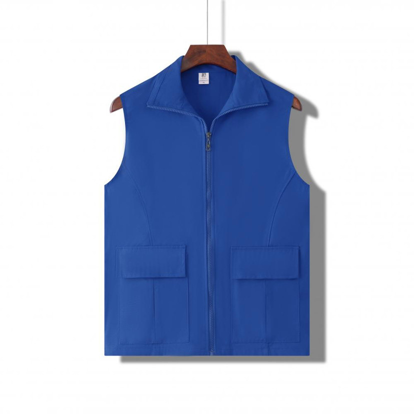 Zipper Cotton Vest