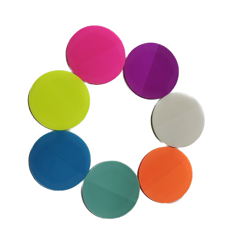 7.6 Cm Transparent Round Sticky Notes