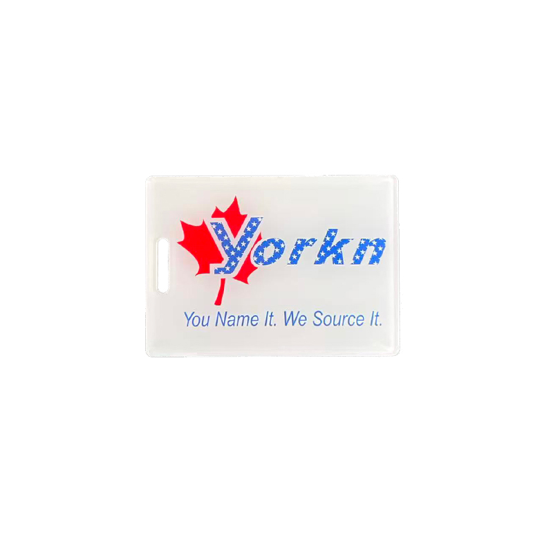 4x2.5 Inch Acrylic Luggage Tag