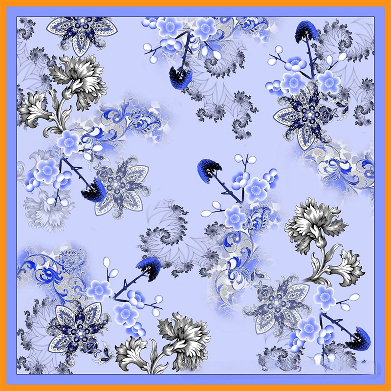 30 Inches Imitation Silk Scarf