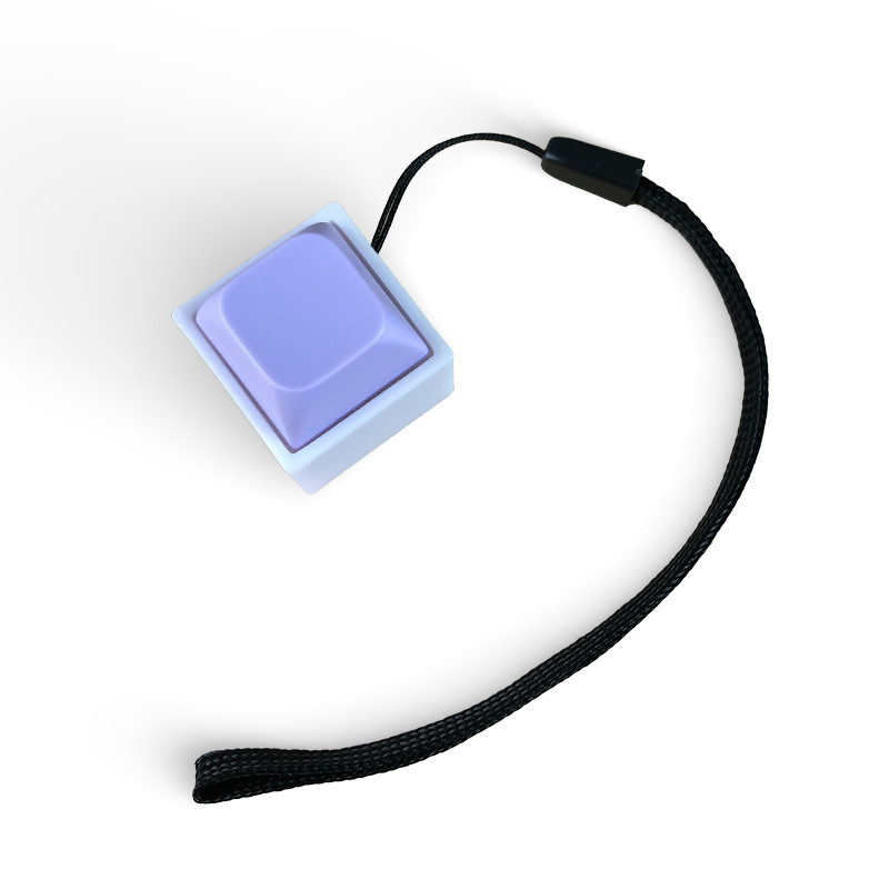 Single Key Fidget Stress Relief Toy With Lanyard