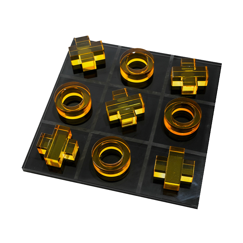 Crystal Tic Tac Toe Game Set