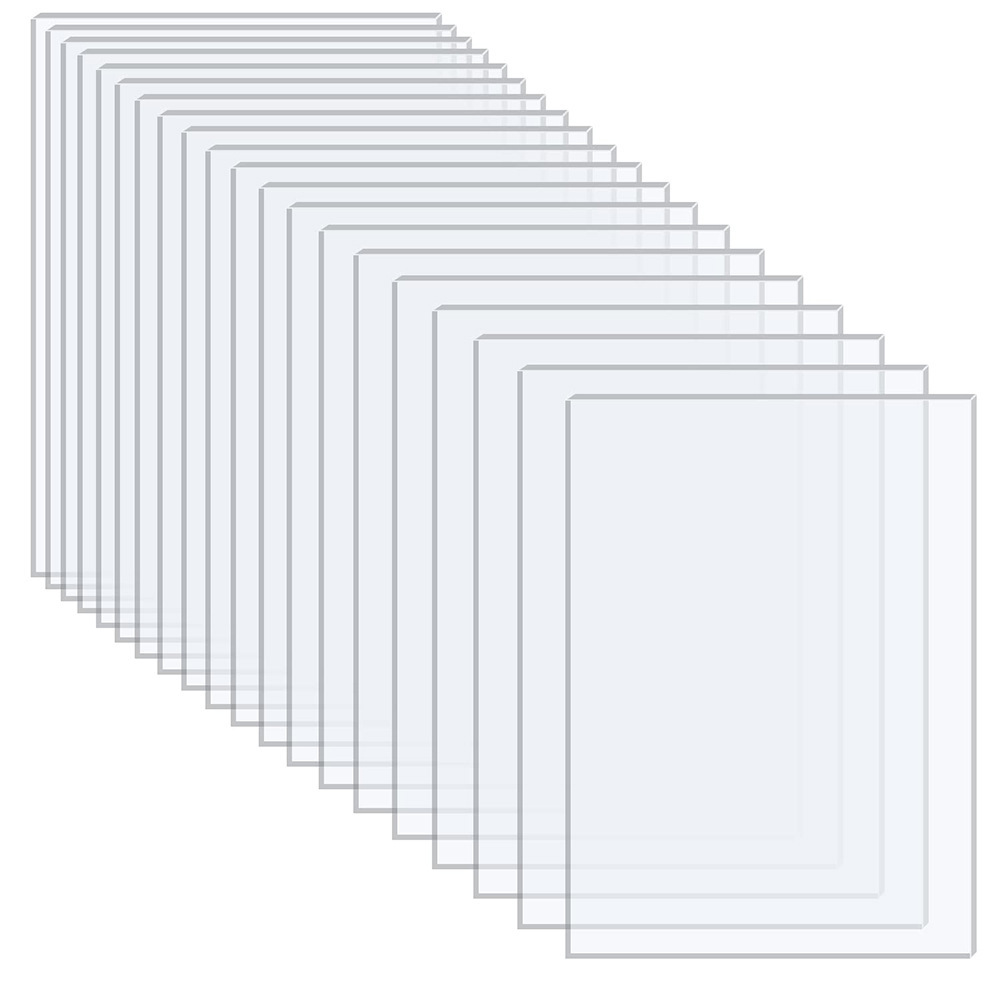 Custom Shape 4"x6" Clear Plastic