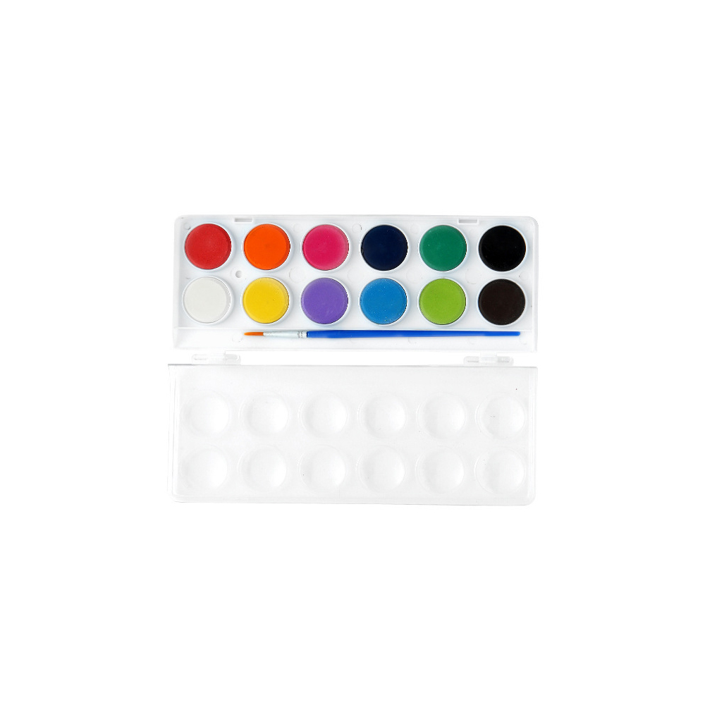 12 Watercolor Paint Set