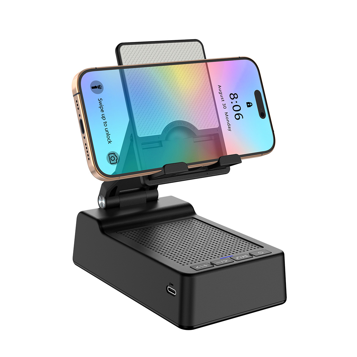Bluetooth Speaker With Phone Holder