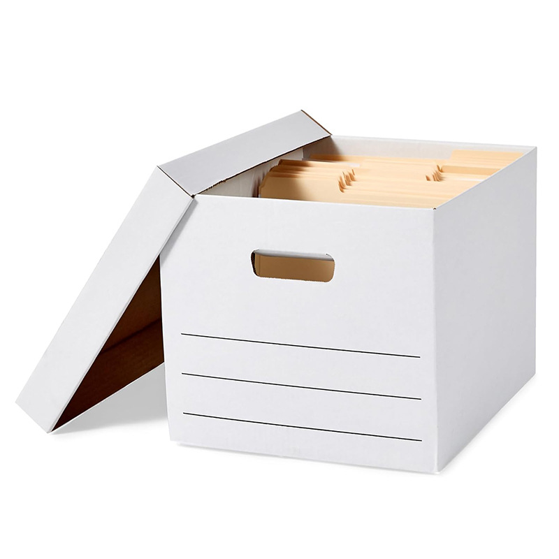 Filing Boxes With Lid And Handle