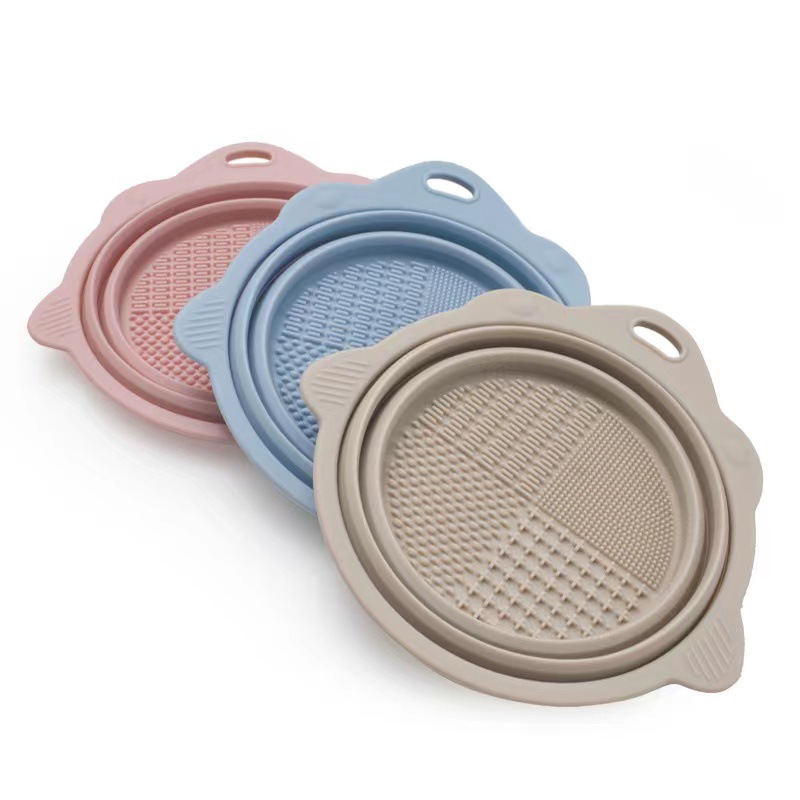Foldable Makeup Brush Cleaner Bowl