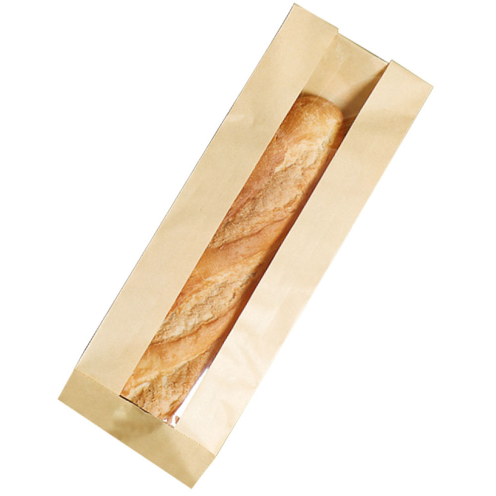 Baguette Paper Bag With Window