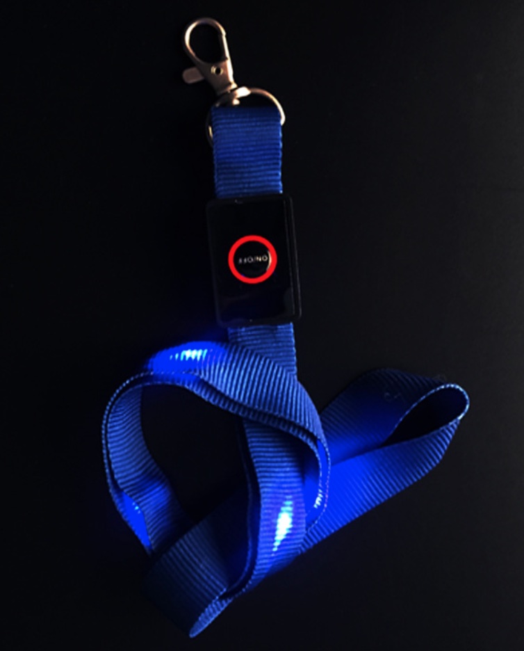 Light Up Lanyard With 2 Clips