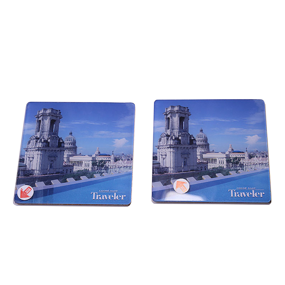 Acrylic & Cork Coaster