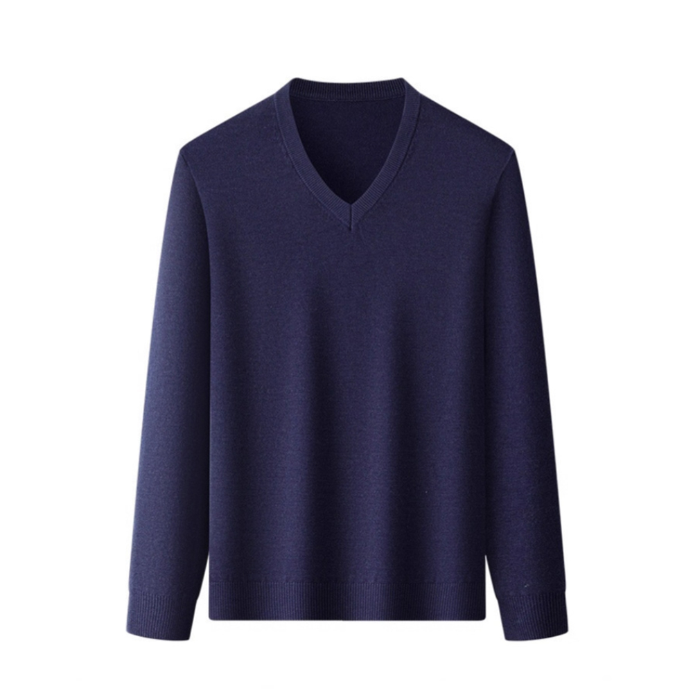 V-neck Acrylic Knit Sweater
