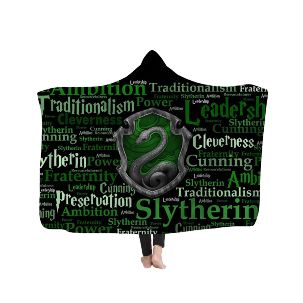 Hooded Flannel Blanket Cloak