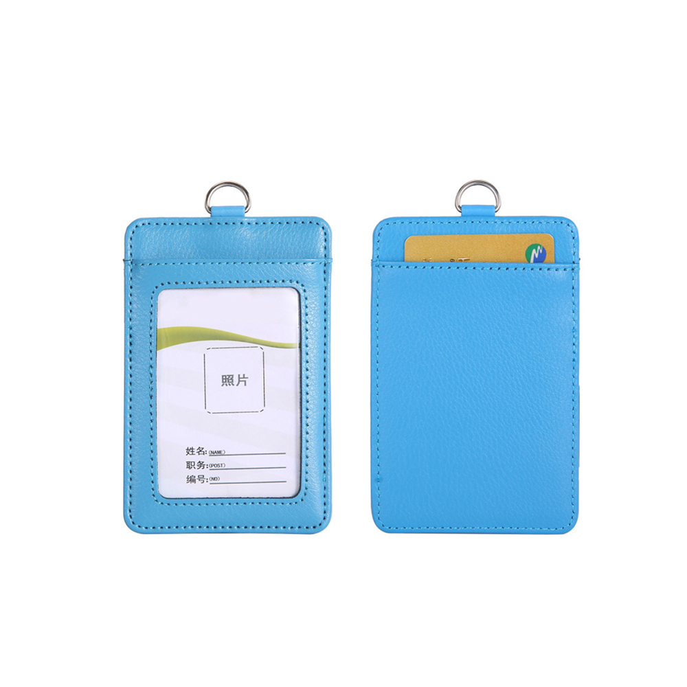 Multi-functional Leather Card Holder With Lanyard