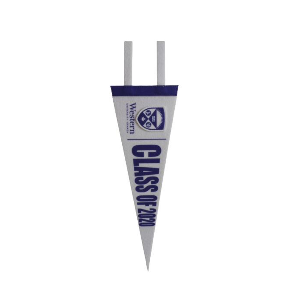 5 Inch X 12 Inch Felt Triangle Flag