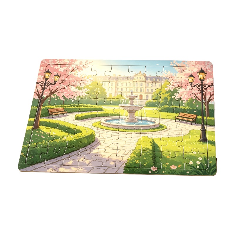 8.7x11 Inch 48pcs Wooden Jigsaw Puzzle