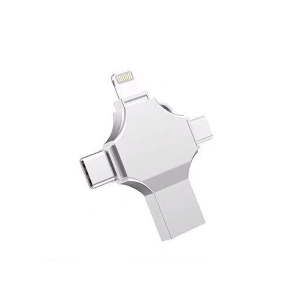 4 In 1 Metal Usb Flash Drive 2 Gb