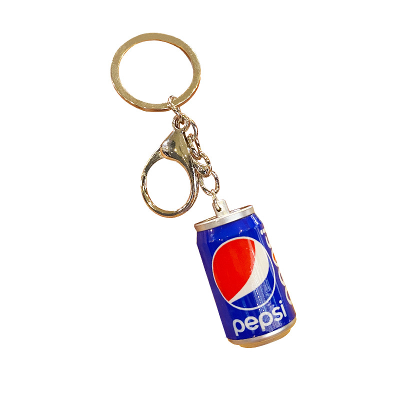 Soda Can Bottle Keychain
