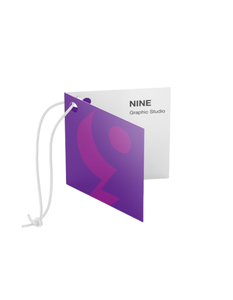 Custom Folded Hang Tags Printing
