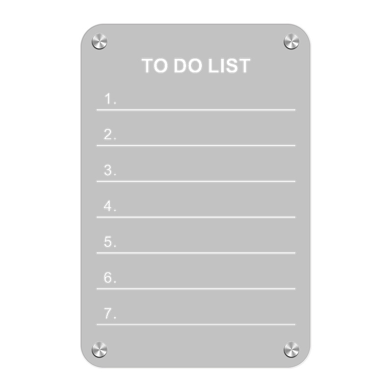 Custom Fridge Planner Board