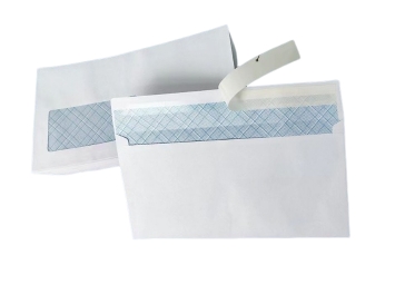 Blue Window Envelopes 24lb