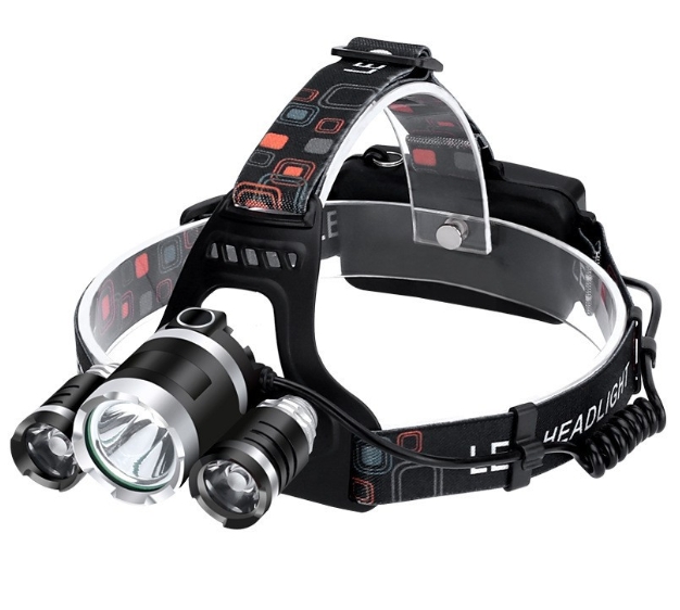 3 Led Rechargeable Headlamps Torch Light