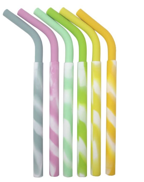 Folding Silicone Straw With Case