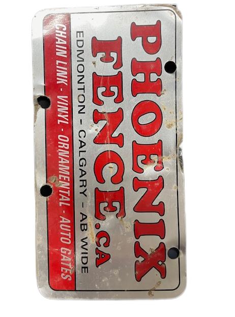 Fence Sign