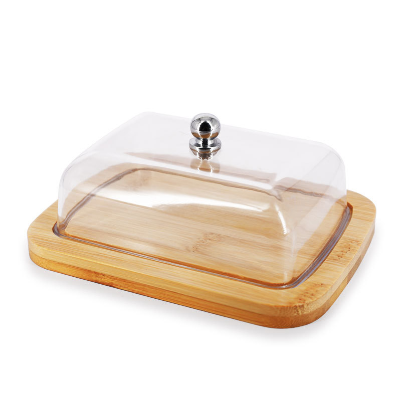 Glass Butter Dish With Lid