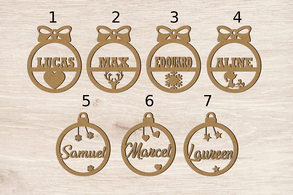 Christmas Ornament Set 7pcs
