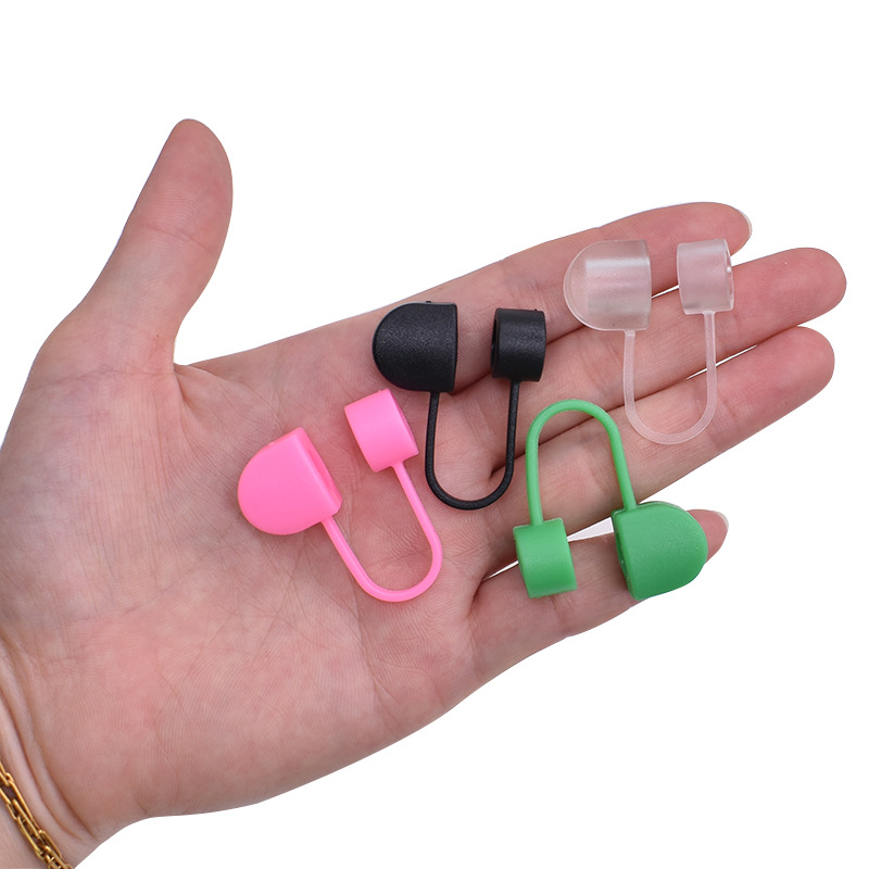 Round Silicone Straw Topper