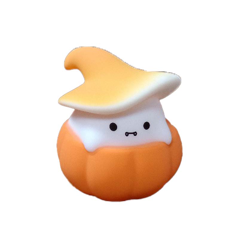 Cute Pumpkin Witch Night Light