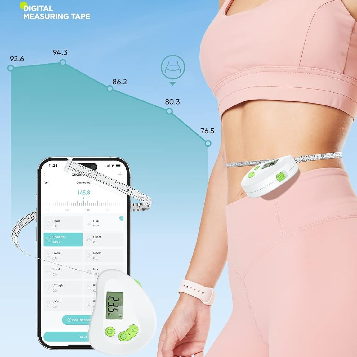 Digital Body Measurement Tape