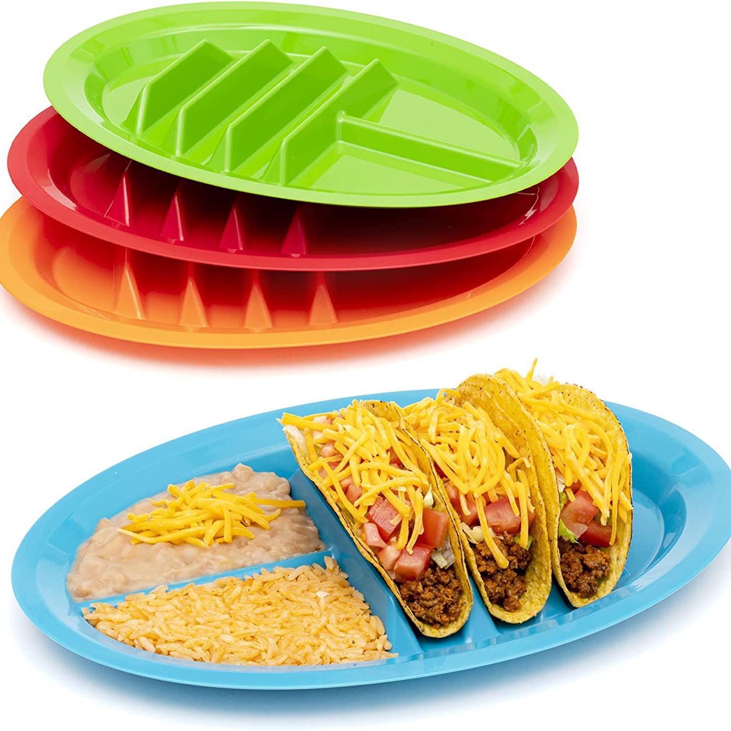 Colorful Taco Plates