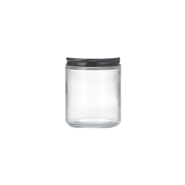 Round Glass Jar